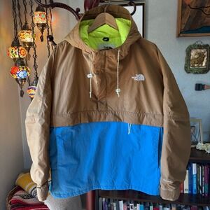 The North Face Insulated WindWall Anorak Jacket M Gorpcore Colorblock Hooded